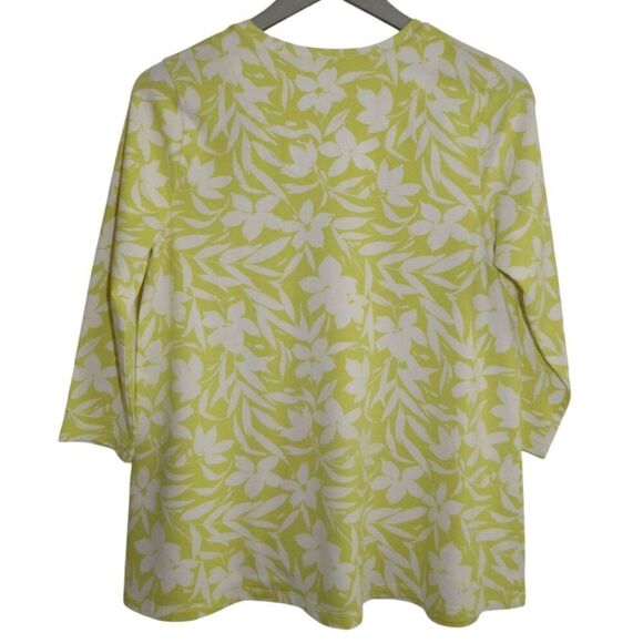 CITRON A565674 Denim & Co. Essentials Favorite Jersey‎ Knit Top XS - Picture 3 of 4